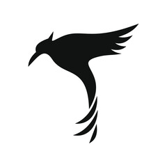 phoenix bird black logo 