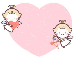 天使たちのハートフレーム