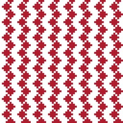 Red Argyle Seamless Pattern Background