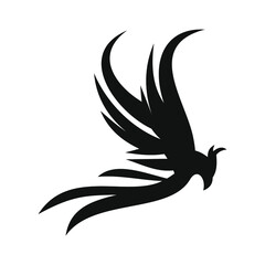 phoenix bird black logo 