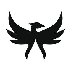 phoenix bird black logo 