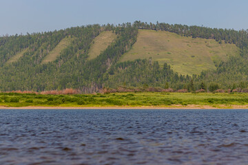 river and the mountains