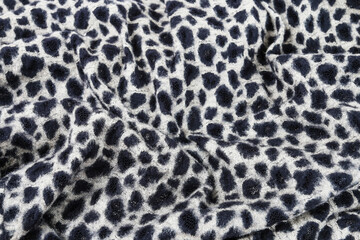 Safari fabric with leopard print.