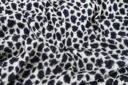 Safari fabric with leopard print.