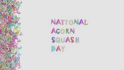 National acorn squash day