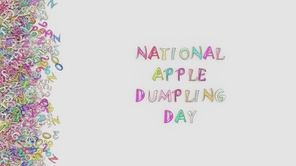 National apple dumpling day