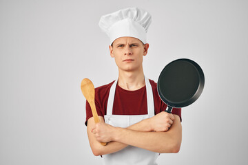male chef kitchenware cooking restaurants