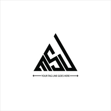 MSJ letter logo creative design. MSJ unique design
