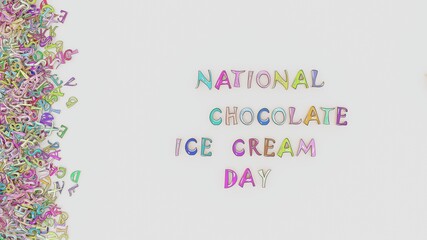 National chocolate ice cream day