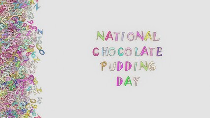 National chocolate pudding day