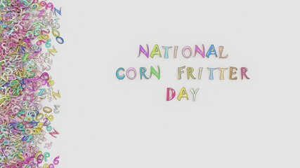 National corn fritter day