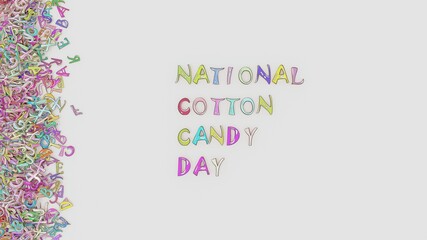 National cotton candy day