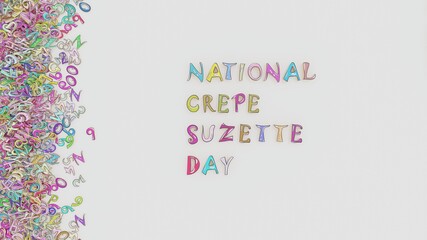 Obraz premium National crepe suzette day