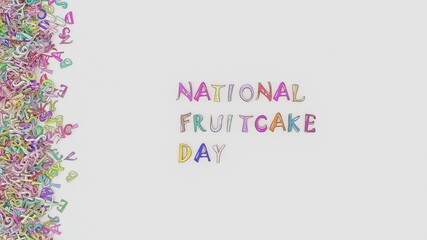 National fruitcake day