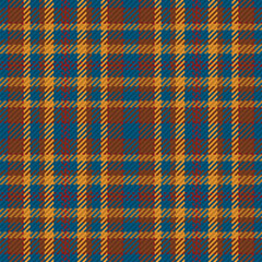 Seamless pattern of scottish tartan plaid. Repeatable background with check fabric texture. Vector backdrop striped textile print.