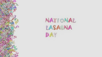 National lasagna day