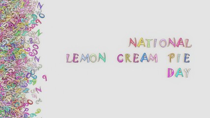 National lemon cream pie day