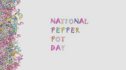 National pepper pot day