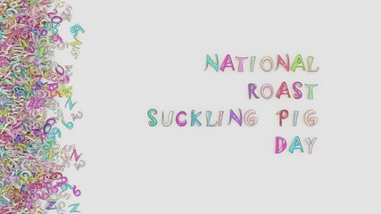 National roast suckling pig day