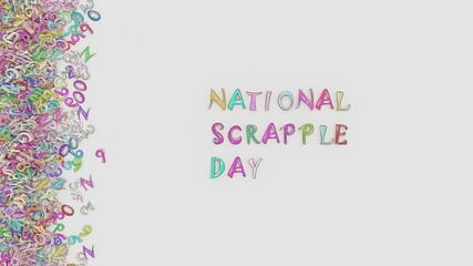 National scrapple day
