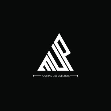 MUP letter logo creative design. MUP unique design