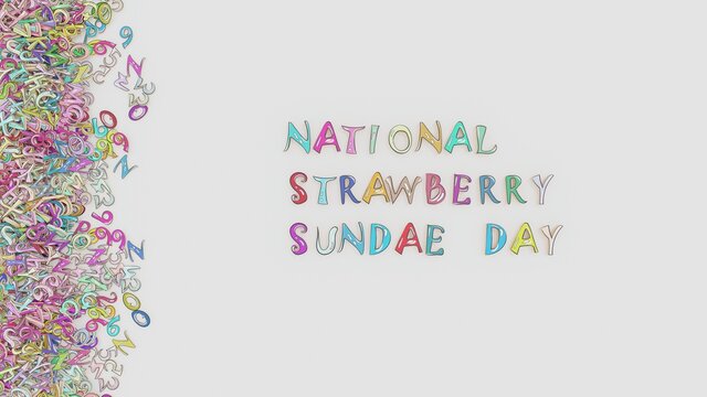 National Strawberry Sundae Day