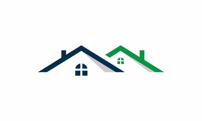 home logo design, roof, house and real estate