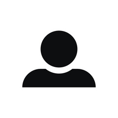 User icon for ui social media, mobile app. Vector illustration.