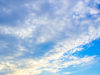Sky with clouds,Blue skies, white clouds ,The vast blue sky and clouds