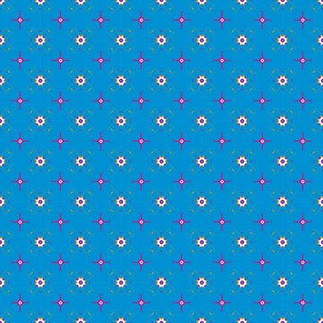Seamless abstract geometrical pattern, colored digital illustration