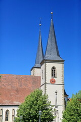 Fototapeta premium Sehenswertes von Haßfurt am Main