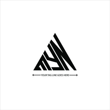 MYN letter logo creative design. MYN unique design
