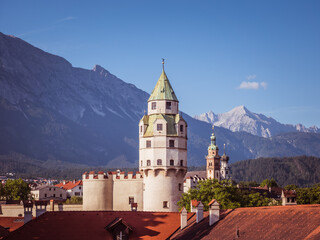 Hasegg Castle in Hall in Tirol Austria.
