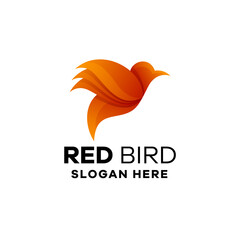 Bird Gradient Logo Template