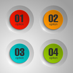 web round button for website or app. Isolated bell sign with border, reflection and shadow on background. Vector eps10.