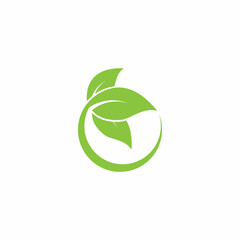 Leaf and Shutter Lens Aperture for Nature Photographer logo design inspiration