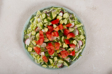 Healthy vegetarian food concept