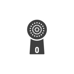 Electric toothbrush vector icon