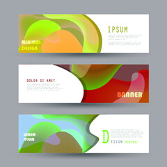 Vector  banner design.	Abstract geometric pattern background for brochure cover design. 