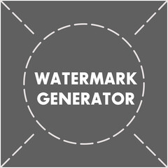 Watermark pattern generator template design