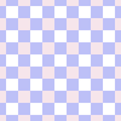 Pastel checkered pattern, mosaic seamless pattern, print in a cage in a  for interior decorating, home textiles, clothes.
