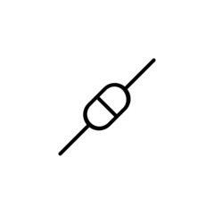 Connected Technology Gadget Vector Logo Monoline Icon Symbol for Graphic Design UI UX or Website