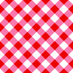 Diagonal plaid pattern, bright fabric checkered print, colorful tartan wallpaper