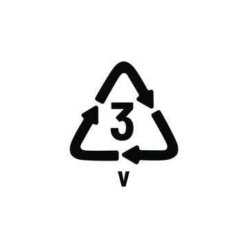 Recycling icon for plastic. Recycling symbol HDPE 2, vector illustration.