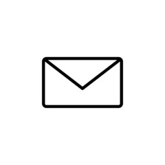 Mail Technology Gadget Vector Logo Monoline Icon Symbol for Graphic Design UI UX or Website