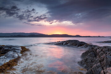 Obraz premium sunset over the sea