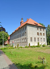 Fototapeta na wymiar Lyceum building No. 1 (Pillau School, 1903). Baltiysk, Kaliningrad region