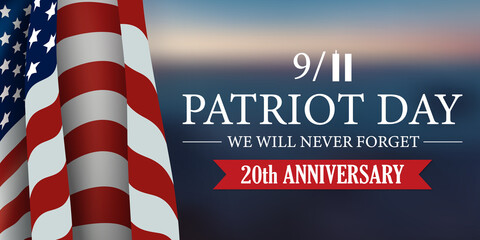 9 11 Patriot Day - obrazy, fototapety, plakaty