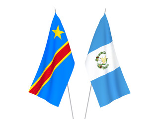 Democratic Republic of the Congo and Republic of Guatemala flags