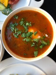 vegetable soup with meat